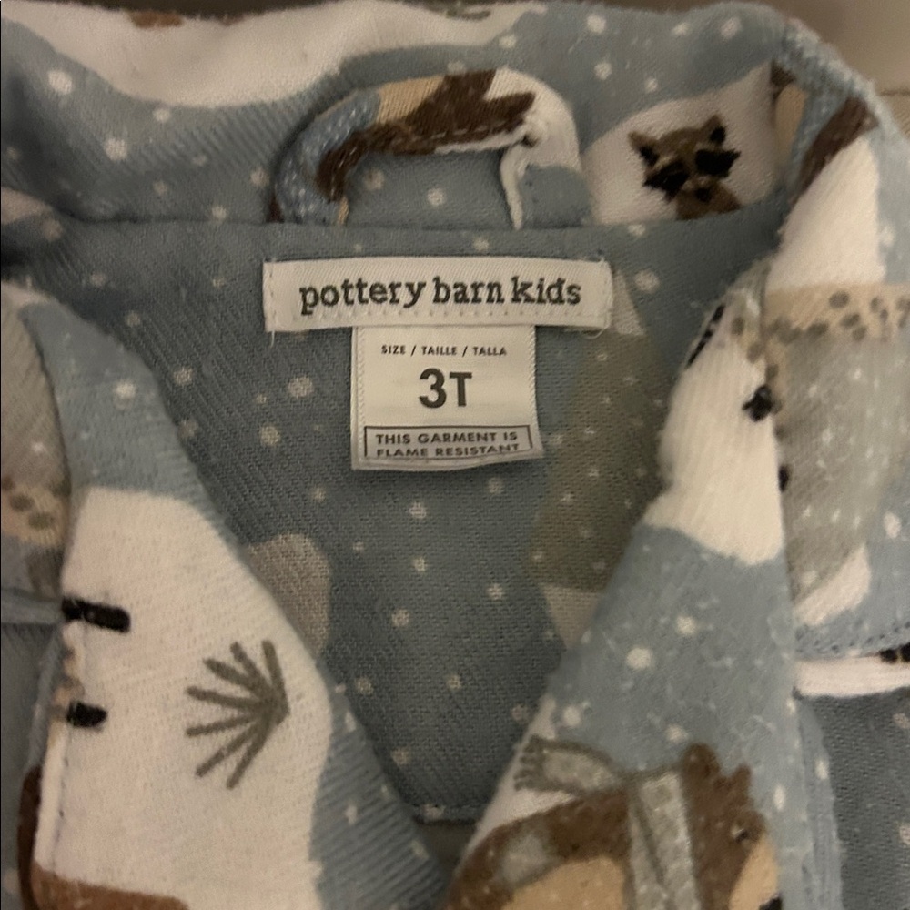 Petite plum Red and Blue Kids Pajama Sets bundle of 6 pajamas - Picture 5 of 5